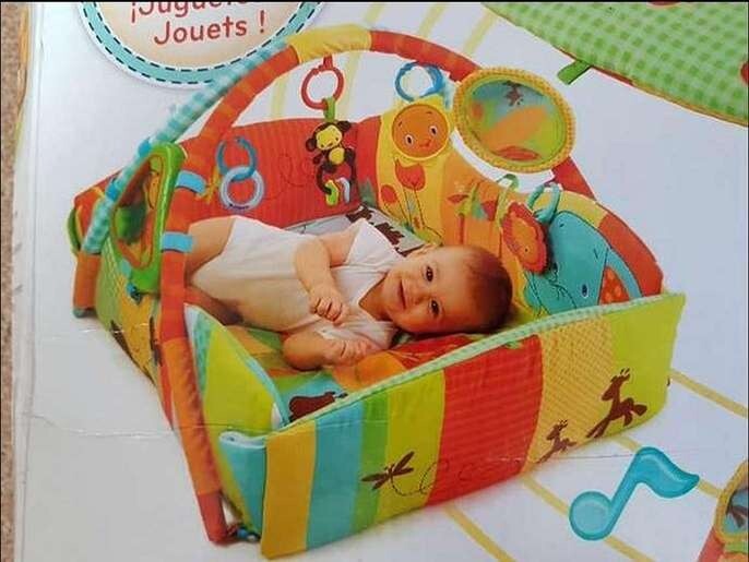 bright starts 5 in 1 swingin safari activity gym